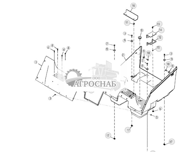 Передние крышки, только ручная система управления, органы ручного управления - ST137 240.jpg